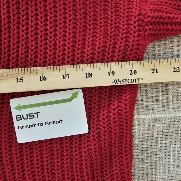 Lauren Ralph Lauren Small 100% Cotton Shawl Neck Chunky Cable Knit Sweater - Picture 12 of 12